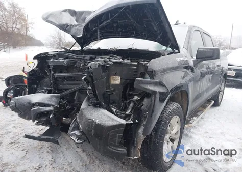 2021 Chevrolet Silverado 1500 4Wd Short Bed Custom z USA, uszkodzony, nr VIN 1GCPYBEK1MZ442512